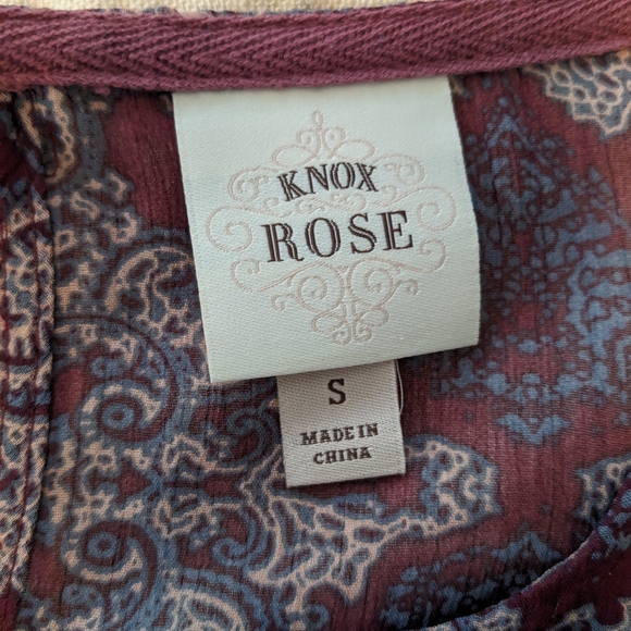 Knox Rose Boho Top S - Picture 4 of 6
